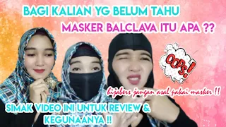 Challenge & review masker balaclava #carapakai #tips#tutorial #challenge #maskerhijab #review