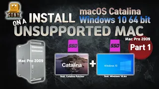 [Part 1] How to install Catalina and Windows 10 on an unsupported Mac –Mac Pro 2009