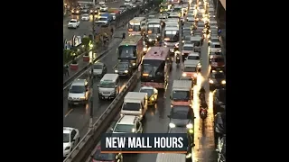 Adjusted malls hours, halted road works to ease Metro Manila holiday traffic