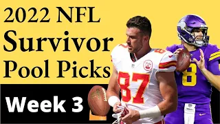 NFL Survivor Pool Week 3 Advice 2022