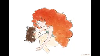 Hiccup and Merida Fan Comics AI Dub