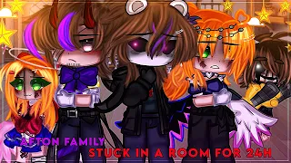 Afton Family stuck in a room for 24 hours | remake | Gacha Club | Afton Family |