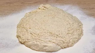 The famous 100 year old Turkish bread! Bread without kneading in 5 minutes!