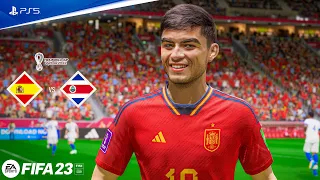 FIFA 23 - Spain vs Costa Rica - World Cup Qatar 2022 | PS5™ [4K60fps]