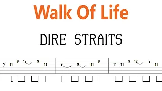 Dire Straits - Walk Of Life / Guitar Tab+BackingTrack