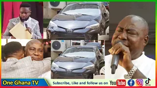 Tears as Edward Akwasi Boateng gets Car & Scholarship for his children from Proph Bernard ElBernard