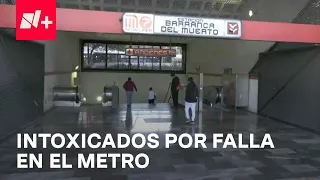 Línea 7 Metro CDMX: Usuarios se intoxican con humo en estación Barranca del Muerto - En Punto