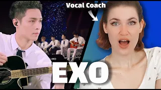 Vocal Coach FIRST TIME Reaction to EXO - Acoustic Medley ...so excited about THE vocal kings!!
