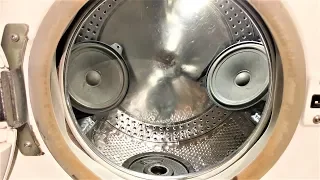 Experiment - Loudspeaker - in a Washing Machine