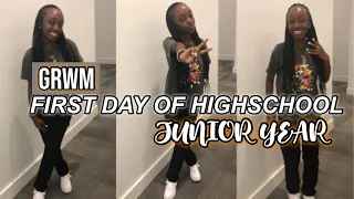 GRWM: FIRST DAY OF JUNIOR YEAR + VLOG 2021