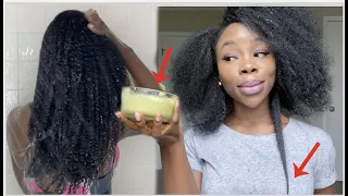DIY NATURAL HAIR PROTEIN TREATMENT FOR MASSIVE HAIR GROWTH, STRENGTH, MOISTURE, THICKNESS AND SHINE.