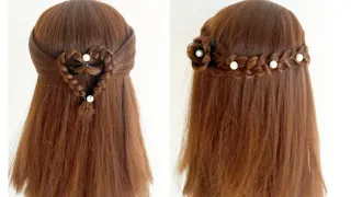 Trendy hairstyle for girls l easy hairstyle for girls l brides hairstyle l hairtransformation l