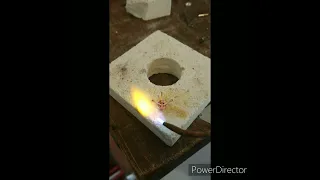 making ring in 925 silver and Mokume gane, with stone set.