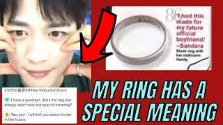 Dara Minho the ring has a special meaning