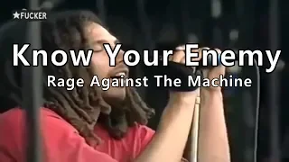 Rage Against The Machine - Know Your Enemy (Live at Rock im park 2000) [가사/번역(Lyrics)]