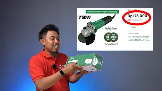 diskon dari 399rb jadi 175rb, asli saya penasaran sama kualitas brand baru ini - ISKU ANGLE GRINDER