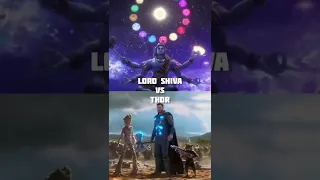 lord Shiva vs Thor#mcu #marvel #avengers #shorts #shortsfeed #vs #thor #shiva