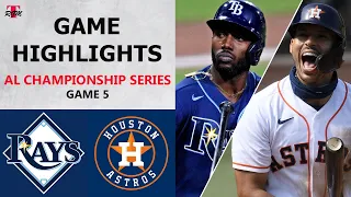 Tampa Bay Rays vs. Houston Astros Game 5 Highlights | ALCS (2020)