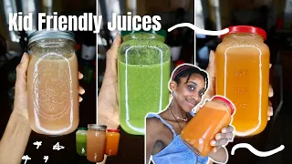 3 Kid Friendly Juices | Healthy Natural juice recipes