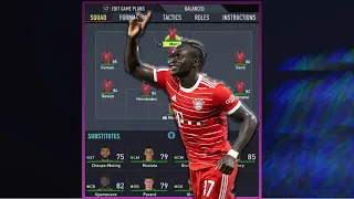 The Best Formation and Tactics for BAYERN MUNCHEN in FIFA 22