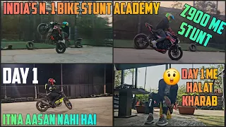 India Ki No. 1 Bike Stunt Academy In Pune - Aakhir Sapna Pura Hua - Bike Stunt Training Day 1