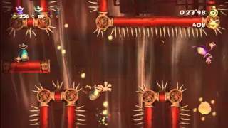 Rayman Legends Daily Challenge 6/2/16 - The Dojo - 636 lums (solo co-op)