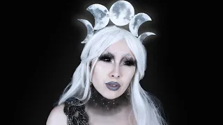 Moon Goddess | La Luna | Halloween Makeup Tutorial