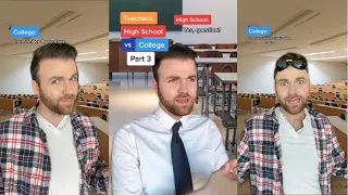 Teachers: High School vs. College | TikTok Compilation (Parts 3-12) | scott.frenzel