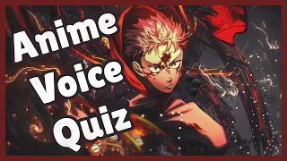 Anime Voice Quiz [30 characters] easy - hard