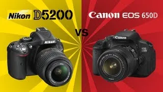 Nikon D5200 vs Canon 650D (Rebel T4i)