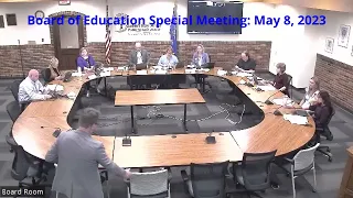 GBAPSD Board of Education Special Meeting and Work Session: May 8, 2023