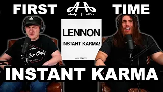 Instant Karma - John Lennon | College Students' FIRST TIME REACTION!