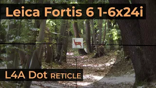 Leica Fortis 6 1-6x24i Reticle L4A Dot | Optics Trade Reticle Subtensions