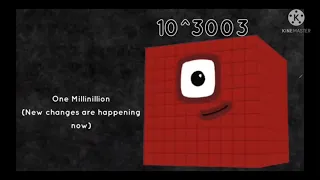 Numberblock 10^3003 (One Millinillion)