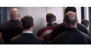 Captain America 2 - Elevator scene ( HD )