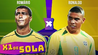 ROMÁRIO X RONALDO: QUEM É MAIOR...? | X1 DE SOLA