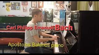 C.P.E. Bach-6 sonatas for keyboard Wp. 63-Apostolos Balanos piano