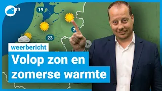 Weerbericht: warm met mogelijk eerste zomerse dag