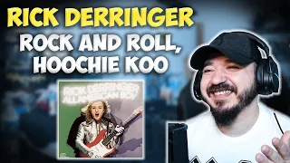 RICK DERRINGER - Rock and Roll, Hoochie Koo | FIRST TIME HEARING REACTION