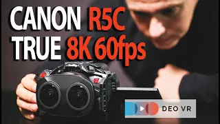 Canon R5C True 8K 60fps - Hands-on First Look!
