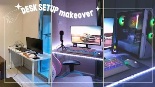 Desk Setup Makeover | จัดโต๊ะคอม งบน้อย พื้นที่จำกัด คอนโดข้อห้ามเยอะ ทำยังไง? + สรุปค่าใช้จ่าย