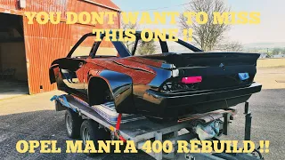 "OPEL MANTA 400" An epic rebuild #rallycar #cars #restoration