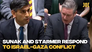 Rishi Sunak and Keir Starmer make statements on Israel-Gaza conflict in House of Commons