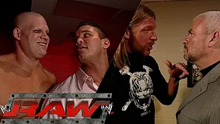 Randy Orton, Kane, Triple H & Etc... Backstage Segments Before WrestleMania RAW Mar 28,2005