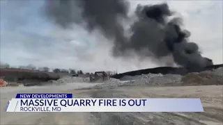 Crews put out large fire at Montgomery County industrial park