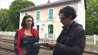 Their future home, an old train station at 15,000 Euros