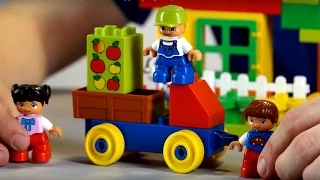 Поиграйка с Егором - Играем в конструктор lego duplo развивающее видео для детей малышей