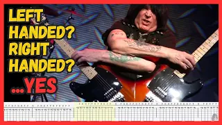 Ambidextrous SHRED Guitar - Michael Angelo Batio - Double Guitar Solo TAB