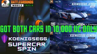 YOU WIIL NOT BELIEVE ONLY $10,000UC FOR BOTH CARS | NEW KOENIGSEGG CAR CRATE OPENING💵