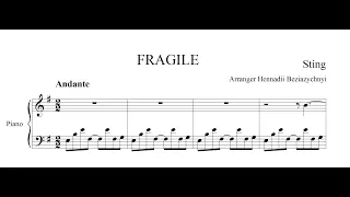 Fragile free sheet music